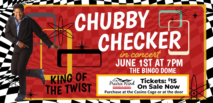 Chubby Checker in Concert at Prairie Wind Casino