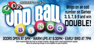 Prairie Wind Casino Odd Ball Bingo promo