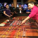Prairie Wind Casino employee at roulette table