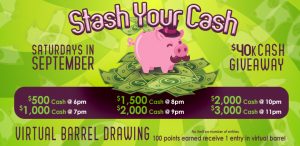 Stash Your Cash September 2021 Promo
