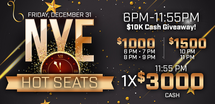 Have a Winning New Year at Prairie Wind Casino
