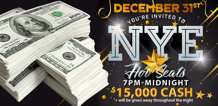 New Year's Eve Hot Seats at Prairie Wind Casino