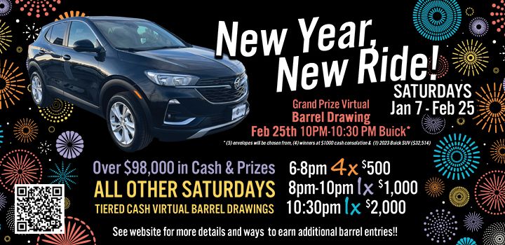 New Year, New Ride Promotion at Prairie Wind Casino